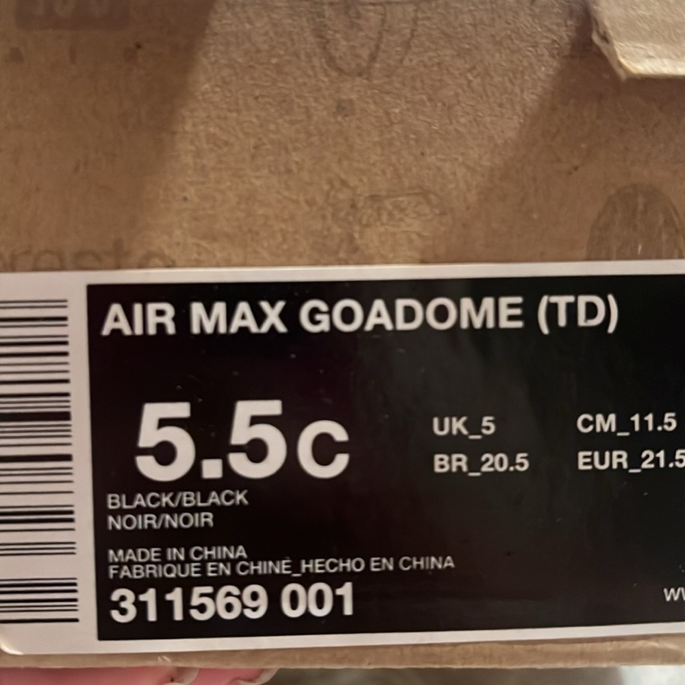 Nike Air Max Black Goadome (TD) Baby/Toddlers ACG Leather Snow Boots | NEW/NWT🖤 - Picture 12 of 14
